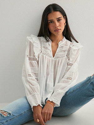 Neo Noir Mauri S Voile Blouse - Vit