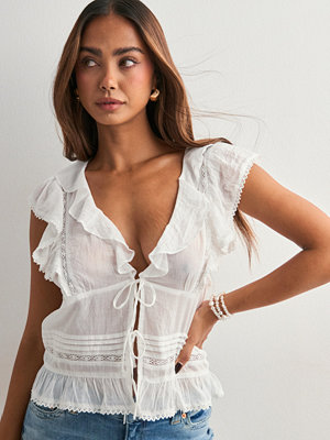 Neo Noir Netali S Voile Top - Vit