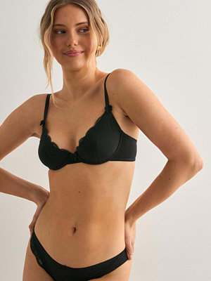 Nelly Simplicity Lace Bra - Svart