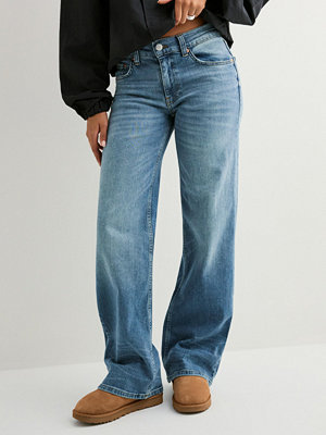 Jeans - Nelly Low Waist Loose Jeans - Blå