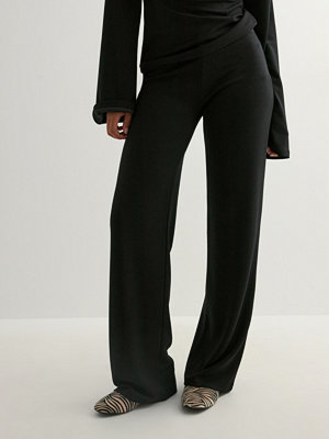 Nelly byxor Luxury Low Waist Pants - Svart