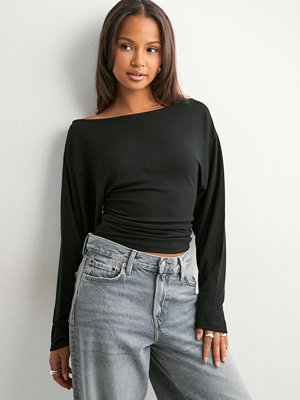 Nelly My Chill Boatneck Sweat - Svart