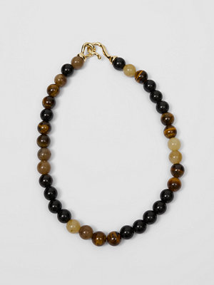 Pilgrim halsband UNFOLD necklace - Brun