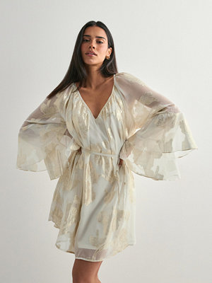 Vero Moda Vmchili Ls Short Frill Dress Wvn Ex - Vit