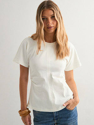 Only Onlmarie Life S/S Ruching Top Jrs N - Vit