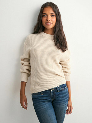 Only Onlmilouz Ls Rib Pullover Knt Noos - Beige