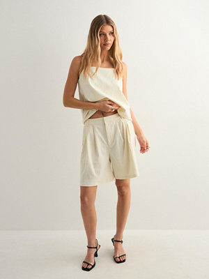 Pieces Pctora Mw Shorts Wvn D2D Pp - Beige