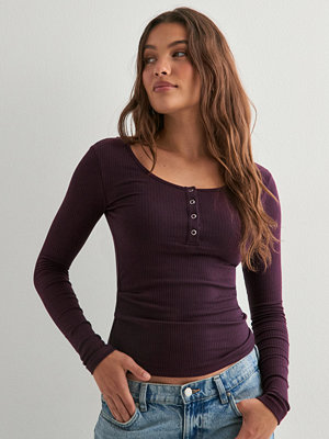 Pieces Pckitte Ls Top Noos Bc - Röd