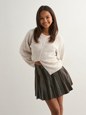 Kjolar - Pieces Pcjamie Mw Pleated Skirt Wvn D2D Pp - Brun