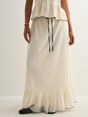 Neo Noir Ariella Crepe Skirt - Vit