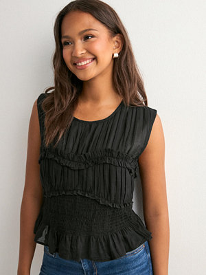 Neo Noir Tiril S Voile Top - Svart