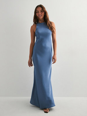 Neo Noir Celinie Heavy Sateen Dress - Blå