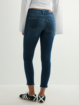 Jeans - Only Onlblush Mid Sk Ank Rw Dnm REA082 N - Blå