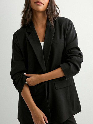 Pieces Pckamil Ls Loose Blazer Noos Bc - Svart