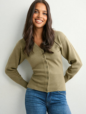 Vero Moda Vmsaba Ls V-Neck Cardigan - Grön