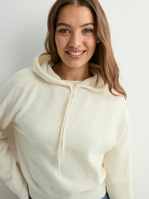 Vero Moda Vmbesti Ls Hood Pullover Boo - Vit