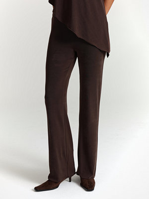 Nelly byxor Soft Glam Pants - Brun