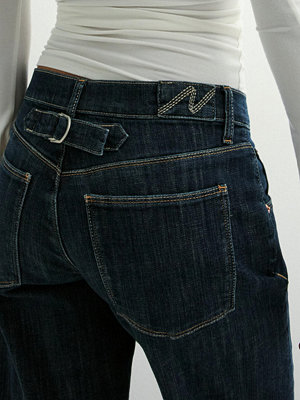 Jeans - Nelly Twisted Buckle Jeans - Blå