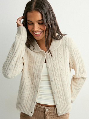 Neo Noir Emelie Knit Cardigan - Beige