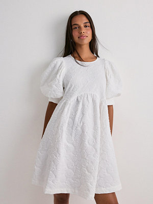 Pieces Pcabba 2/4 Short Dress Wvn D2D - Vit