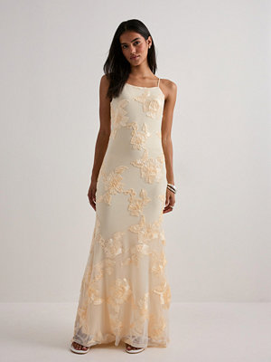 Vero Moda Vmquinn Sl Maxi Dress Exp - Gul