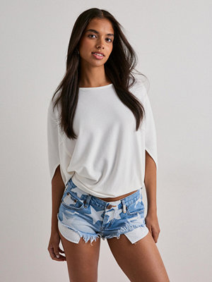 One Teaspoon Daisy Denim Shorts - Blå