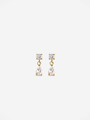 Muli Collection örhängen Pear Stud - Guld