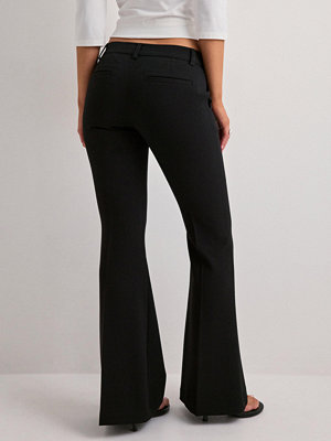 Nelly byxor Wide Flare Suit Pants - Svart