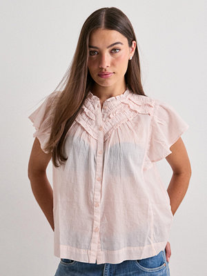 Neo Noir Vinsa S Voile Top - Rosa