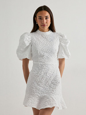 Vero Moda Vmfiona Ss High Neck Short Dress Ex - Vit