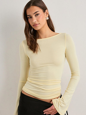 Nelly Ultra Soft Boat Neck Top - Gul