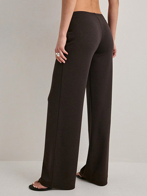 Nelly byxor Luxury Low Waist Pants - Brun