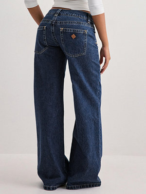 Abrand Jeans 00 Super Low Wide Tall - Blå