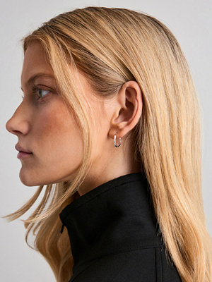 Pilgrim örhängen Nova Hoop Earrings - Silver