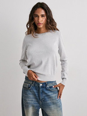 Nelly Fine Knit Sweater - Grå
