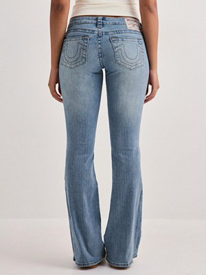 True Religion Ultra Low Rise Flare - Blå