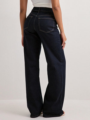 Only Onlmadison Blush Hw Wide Dnm REA024 - Blå