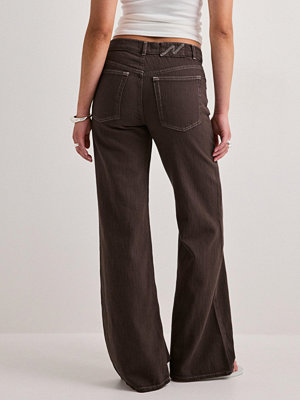 Nelly Loose Flare Jeans - Brun