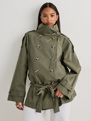 Nelly Trench Jacket - Grön