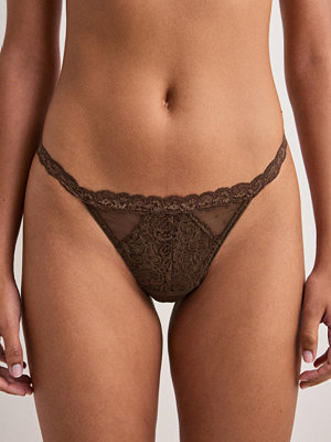 Nelly Lovers Lace 2-Pack Thong - Vit