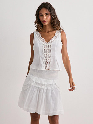 Neo Noir Maliah S Voile Skirt - Vit