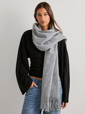Halsdukar & scarves - Pieces Pcnaya Long Scarf Noos Bc - Grå