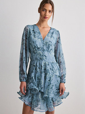 Neo Noir Mabella Crepe Print Dress - Blå