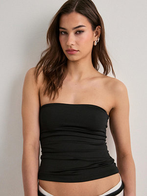 Nelly Built In Bra Tube Top - Svart