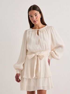 Vero Moda Vmelisa Ls Detail Short Dress Exp - Vit