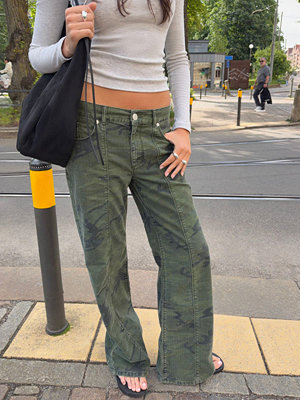 Nelly Cargo Jeans - Multi/Mönstrad