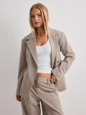 Nelly Oversized Blazer - Rutigt/Randigt