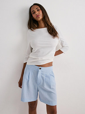 Only Onlemmia Hw Pleat Shorts Pnt - Blå