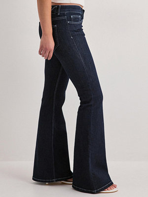 Nelly Super Flare Jeans - Blå