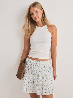 Vero Moda Vmtrine Nw Short Skirt Wvn Noos - Vit